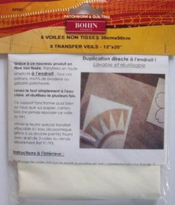 Bohin 62597 Veil Transfer Mesh 12in x 20in (5 pieces)