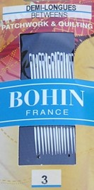 Bohin 0310  Between / Quilting Needles Size 3 (20 needles)