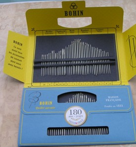 Bohin 180th Anniversary Needle Collection Light Blue (40 needles)