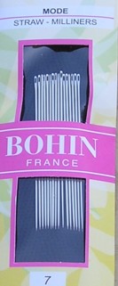 Bohin 0618 Milliners/Straw  size 7 (15 needles)