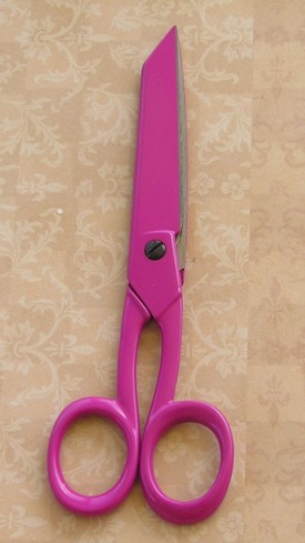 Bohin 98281   6 1/2 in Sewing Scissors Fuschia
