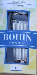 Bohin 0216 Sharps Size 6 (20 needles)