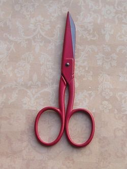 Bohin 4 1/2 inch Red Scissors