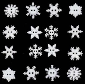 Dress it Up JBT2892 Sew Thru Snowflakes (16 pieces)