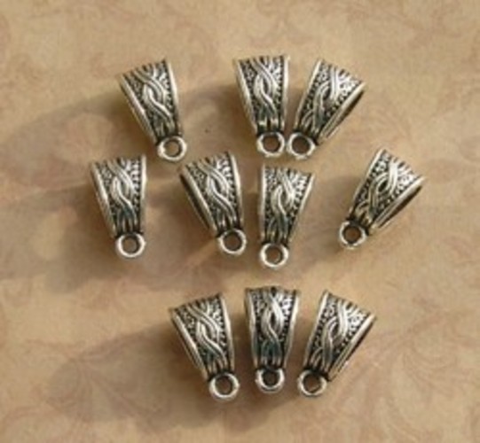 Bail Connecter C Antique Silver (10)