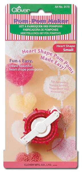 Clover 3170 Pom-Pom Maker Heart Small
