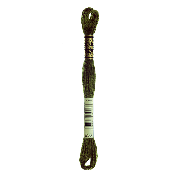 Dmc Mouline Special 25 936 Very Dark Green Avocado