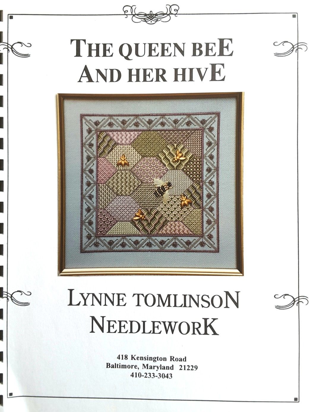 The Queen Bee and Her Hive with Charms