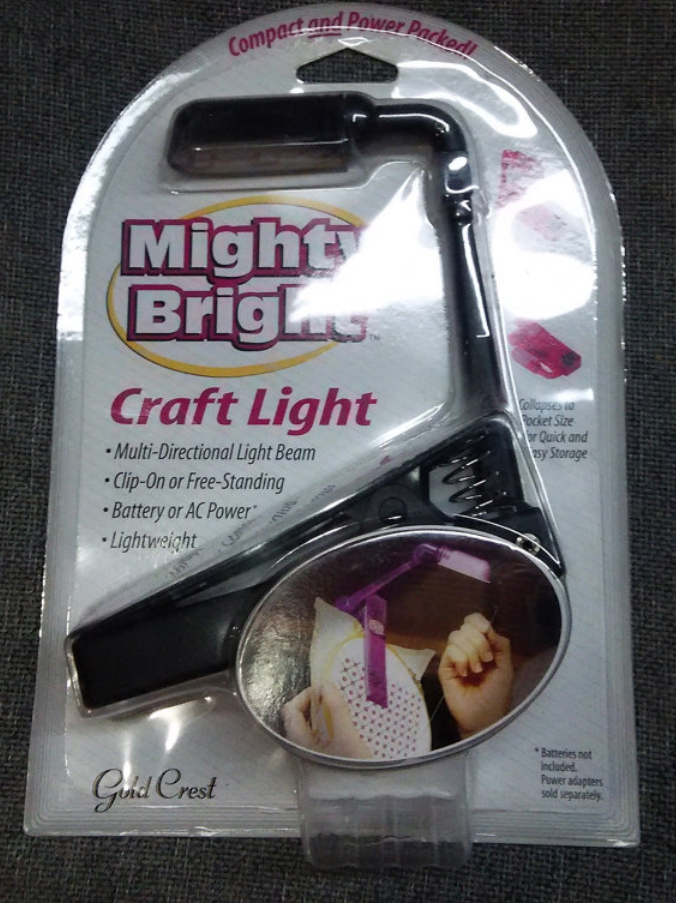 mighty bright craft light gold crest 36402 with Ac adaptor