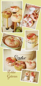 FTQ728 Fig Tree Quilts  Petite Gateau Pincushion