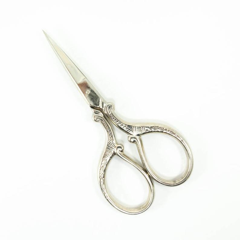 Embroidery Scissors Silver 3 1/2