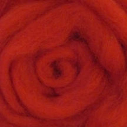 Wool Roving Chili Pepper