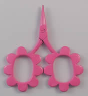 Kelmscott Mini Flower Power 2.5 inch Fuschia  Scissors 