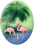 Kelmscott Flamingos Needleminder