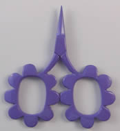 Kelmscott Mini Flower Power 2.5 inch purple  Scissors 