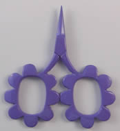 Kelmscott Mini Flower Power 2.5 inch purple  Scissors 