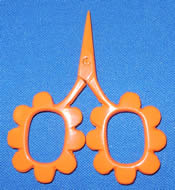 Kelmscott Orange Flower Power Scissors