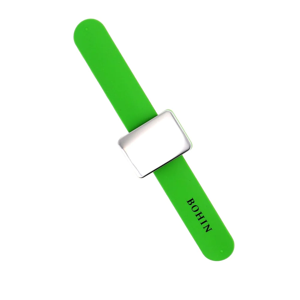 Bohin Magnetic Pincushion Bracelet - Green 98984