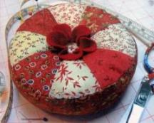 Posy Pin Pie Pincushion by Jill Finley