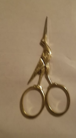 Classic Gold Stork Scissors 4 Inch