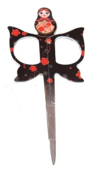 Matryoshka  Scissors Black