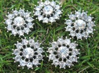 Crystal Rhinestone 25mm CR 53 With Shank (1 piece)