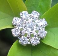 Crystal Rhinestone 15 mm CR 69 Without Shank (1 piece)