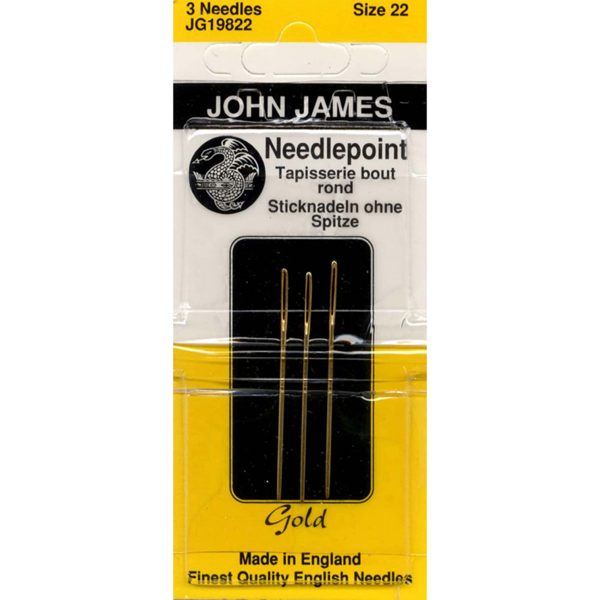 John James Gold Petite 22 (3) Discontinued