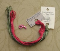 disLHN Peppermint Twist Thread Pack and Candy Cane Button