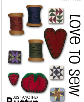 JABC Button Card Love to Sew