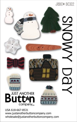 JABC Button Card Snowy Day