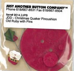 Just Another Button 2753  Old Ruby Button/Pin Pack