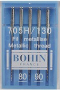 Bohin 19398 Metallic Machine Needle Assorted Sizes 80/90 (5 needles)