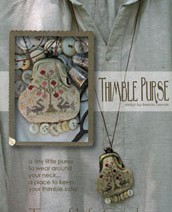 WIth Thy N & T Tree of Life  Thimble Purse Chart  (includes antique thimble purse)