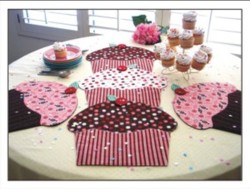 Cupcake Party - Table Runner, Placemats or Table Topper