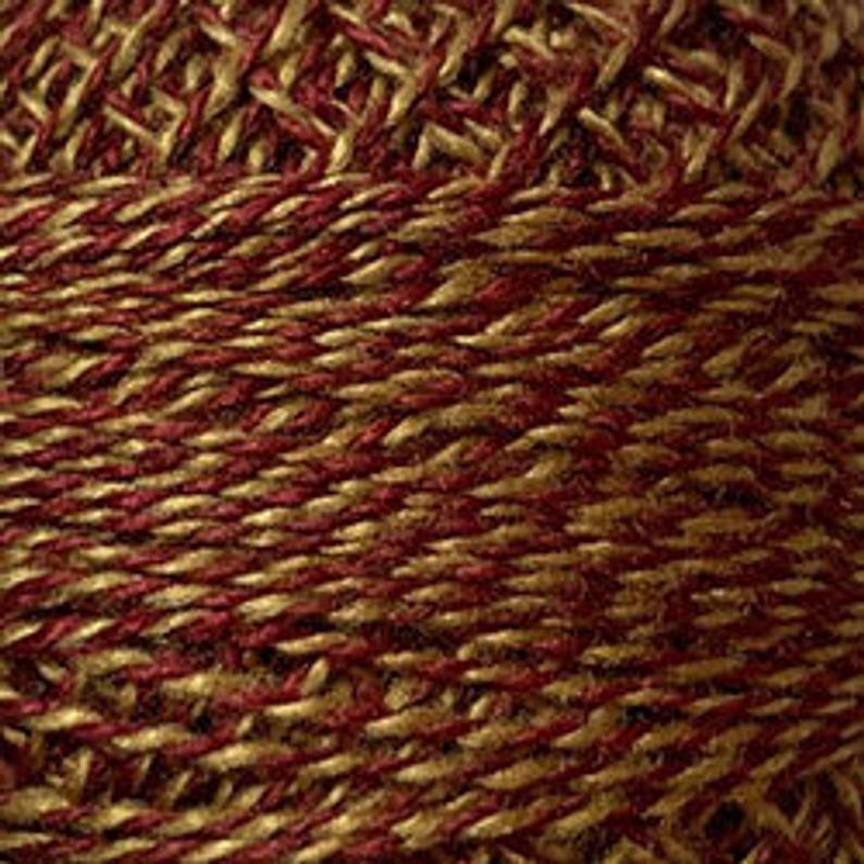 Valdani Pearl Cotton 12 PT1 Twisted Tweed Red