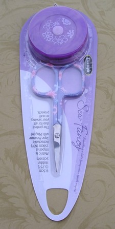 Purple Scissors and Tape Measure Set