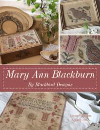 Blackbird Loose Feather Antique Sampler #1 Mary Ann Blackburn Booklet (3 designs)