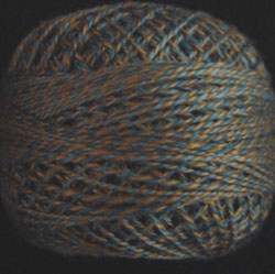 Valdani Pearl Cotton 12 PT7 Twisted Tweed  Teal