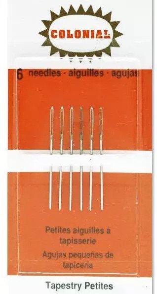 Colonial Tapestry Needles Petite size 26 (6) Discontinued