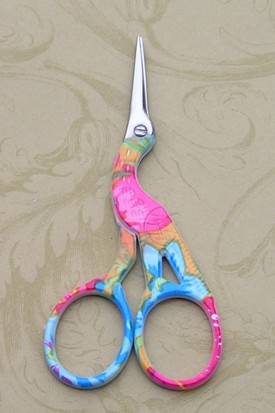 Floral Multi  Stork Scissors Special