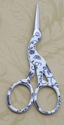 Cream & Black   Stork Scissors