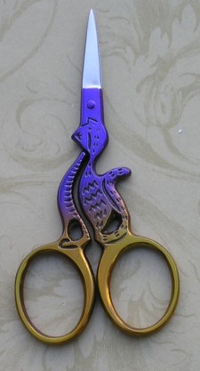 Cat Scissors Purple & Gold Special