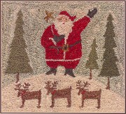 With Thy N & T Santa Farm (Punch Needle Design)