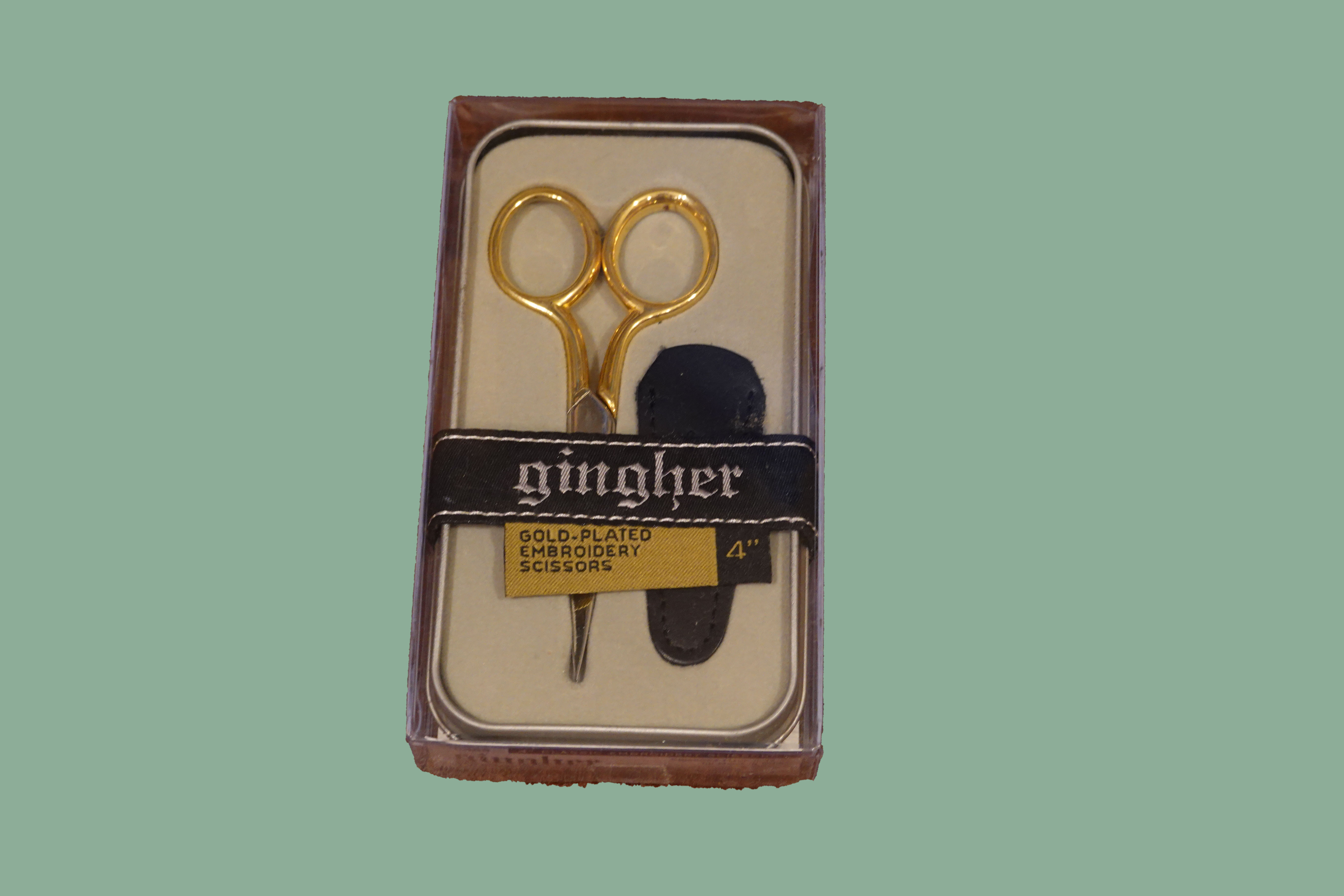 Gingher 4in Gold Plated