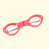 Travel Folding Scissors - Red