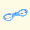 Travel Folding Scissors - Blue