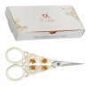 Golden Bloom Embroidery Scissors - 4.5