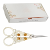 Golden Bloom Embroidery Scissors - 4.5