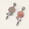 Little Stitches Mother of Pearl Fob - Pink Blossom Cascade 1